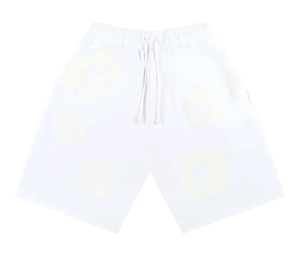 Mono Cotton Wreath Shorts White