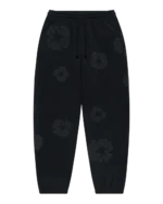 Mono Cotton Wreath Sweatpants Black