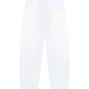 Mono Cotton Wreath Sweatpants White-1