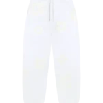 Mono Cotton Wreath Sweatpants White