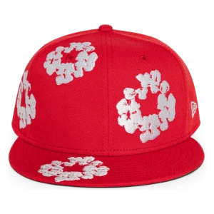 New Era Cotton Wreath 59 50 Red