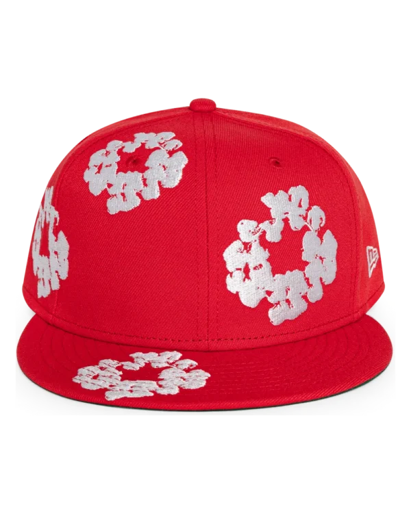 New Era Cotton Wreath 59 50 Red