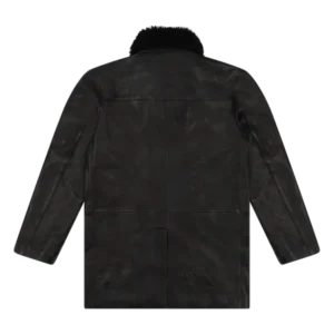 Oakland Wreath Winter Leather Coat-2