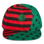 Pan African American Flag Yin Yang Hat