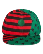 Pan African American Flag Yin Yang Hat