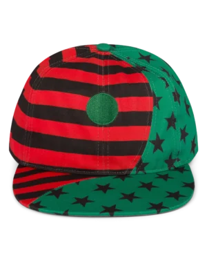 Pan African American Flag Yin Yang Hat