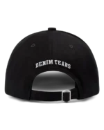 Panther Print Fur Cap Black-1