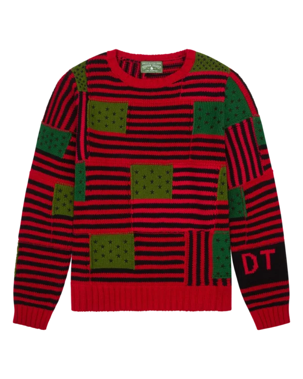 Patchwork Flag Knit