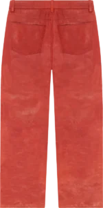 Red Guts Leather Pants-1