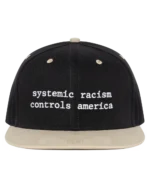 Systemic Racism Controls America Hat Black