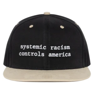 Systemic Racism Controls America Hat Black