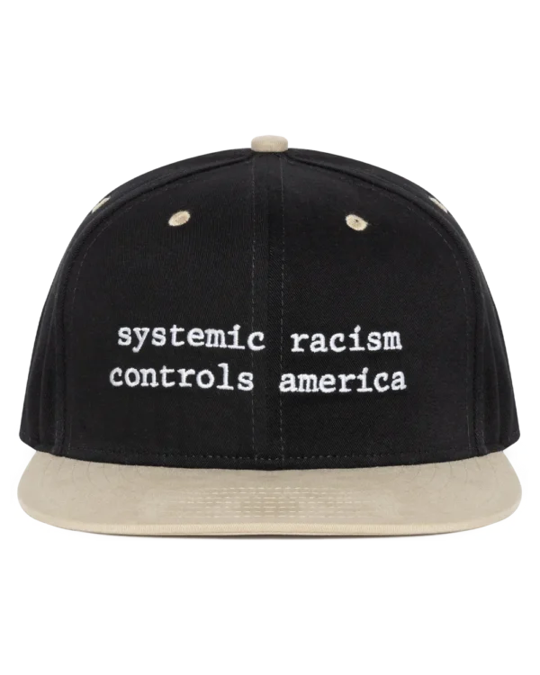 Systemic Racism Controls America Hat Black