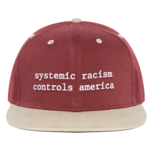 Systemic Racism Controls America Hat Burgundy