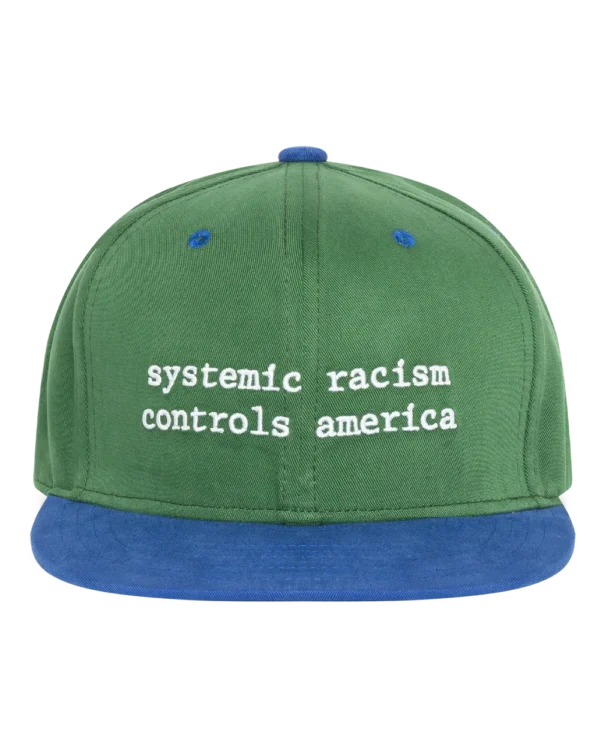 Systemic Racism Controls America Hat Green