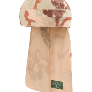 Tan Camo Cotton Wreath Durag-1