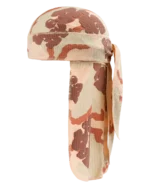 Tan Camo Cotton Wreath Durag