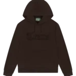 Tears Cut Out Hoodie Brown