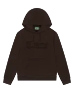 Tears Cut Out Hoodie Brown