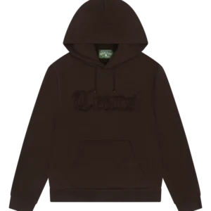 Tears Cut Out Hoodie Brown