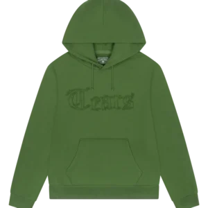 Tears Cut Out Hoodie Cactus