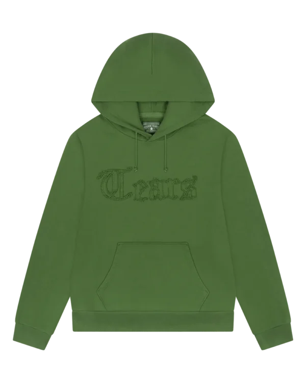 Tears Cut Out Hoodie Cactus