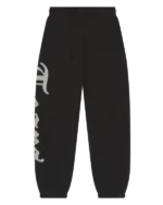 Tears Cut Out Sweatpants Charcoal-1