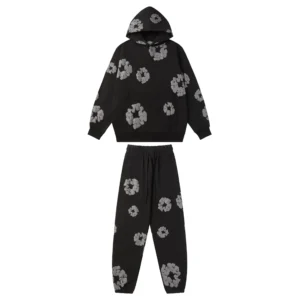 The Cotton Wreath Black Tracksuit