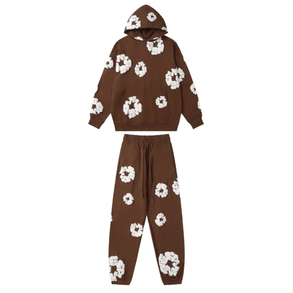 The Cotton Wreath Brown Tracksuit