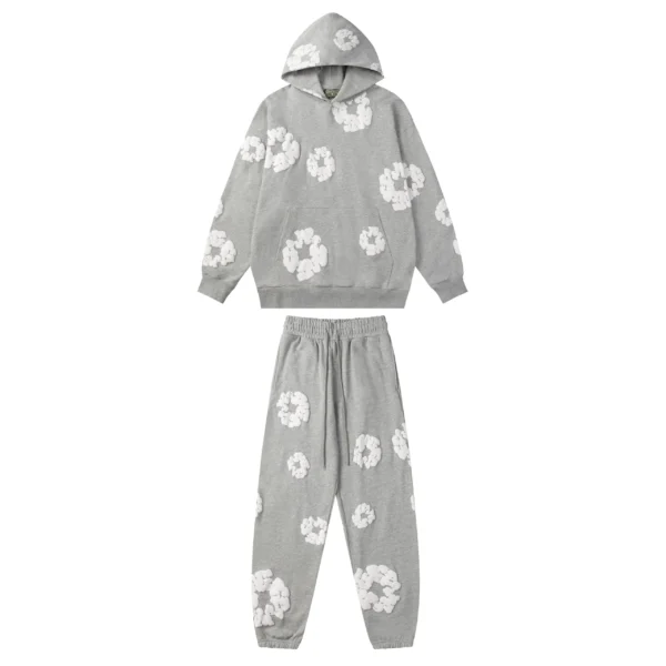 The Cotton Wreath Grey Tracksuit