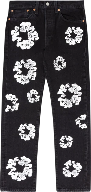 The Cotton Wreath Jean Black