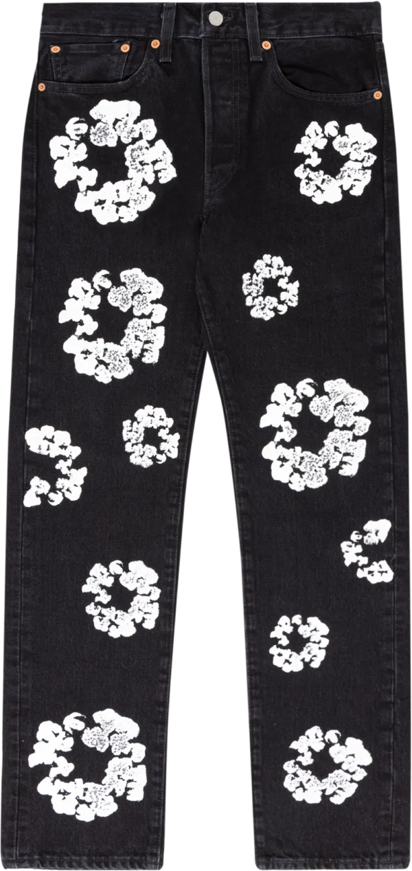 The Cotton Wreath Jean Black