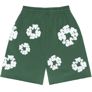 The Cotton Wreath Shorts Green-1