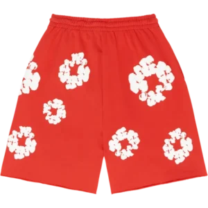 The Cotton Wreath Shorts Red-1