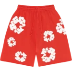 The Cotton Wreath Shorts Red
