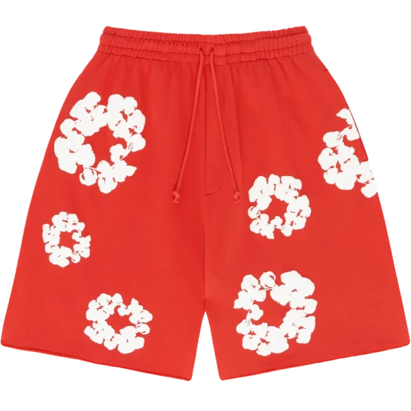 The Cotton Wreath Shorts Red
