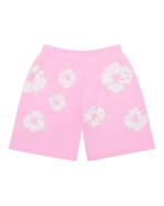 The Cotton Wreath Sweat Shorts Powder Pink-1