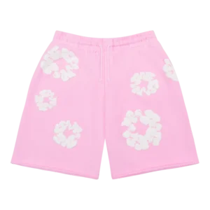 The Cotton Wreath Sweat Shorts Powder Pink