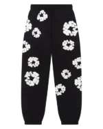 The Cotton Wreath Sweatpants Black-1