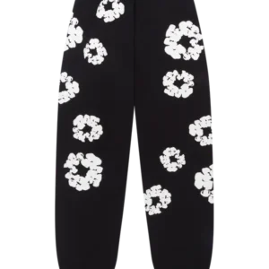The Cotton Wreath Sweatpants Black-1