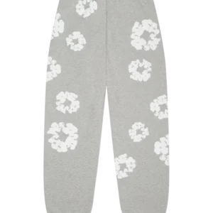The Cotton Wreath Sweatpants Grey-1