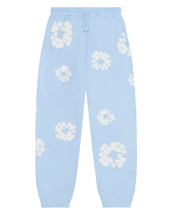 The Cotton Wreath Sweatpants Powder Blue Hoodie