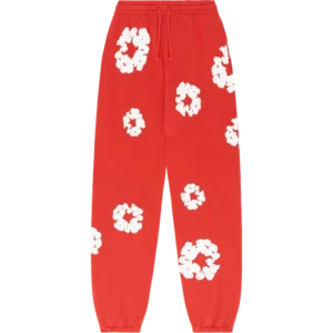 The Cotton Wreath Sweatpants Red