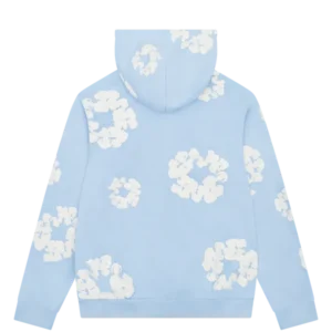The Cotton Wreath Sweatshirt Powder Blue-1