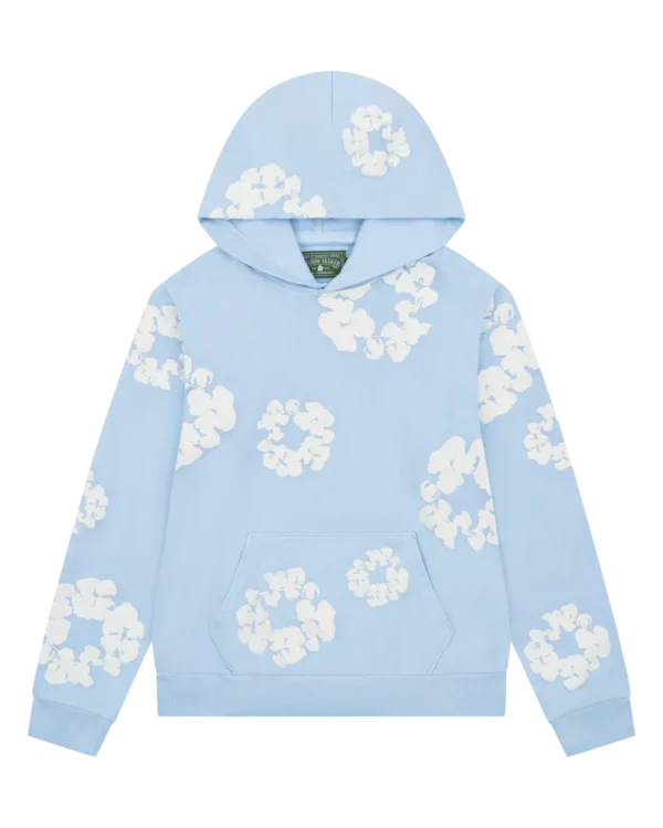The Cotton Wreath Sweatshirt Powder Blue