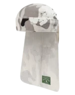 White Camo Cotton Wreath Durag-1