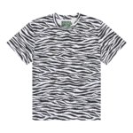Zebra Poem Camo Tee White