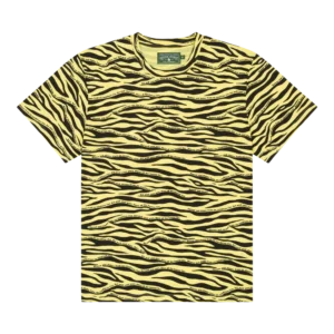 Zebra Poem Camo Tee Yellow