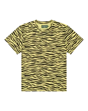Zebra Poem Camo Tee Yellow