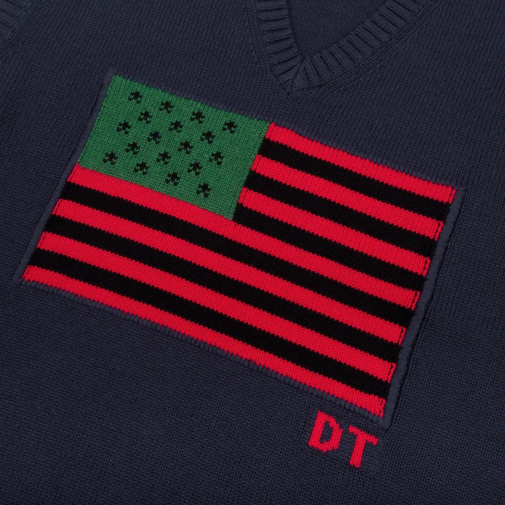 denim-tears-african-americana-navy-vest-2 denim-tears-african-americana-navy-vest-2