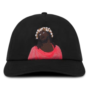 denim-tears-black-jesus-black-cap